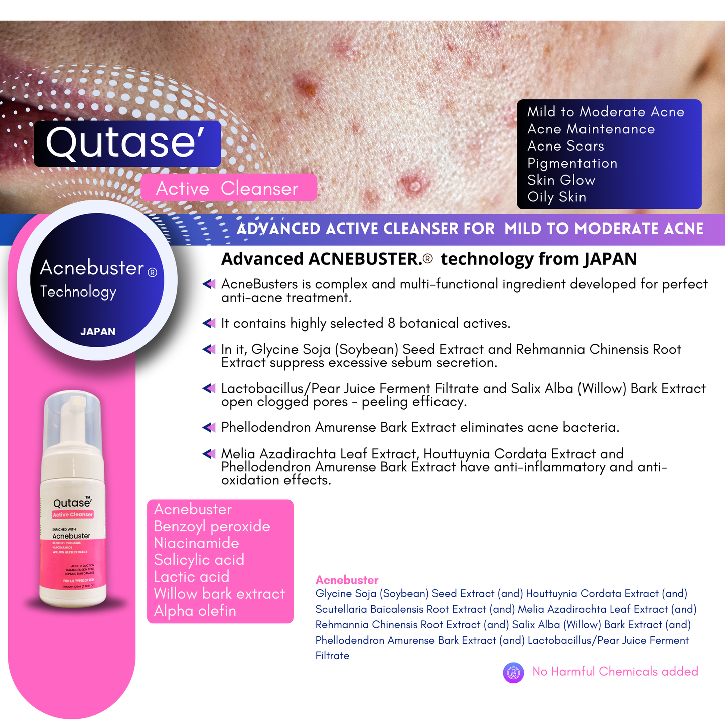 Qutase ™️ ( Acne Cleanser )