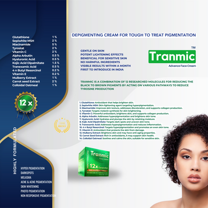 Tranmic ™️ ( 12x Depigmenting cream )