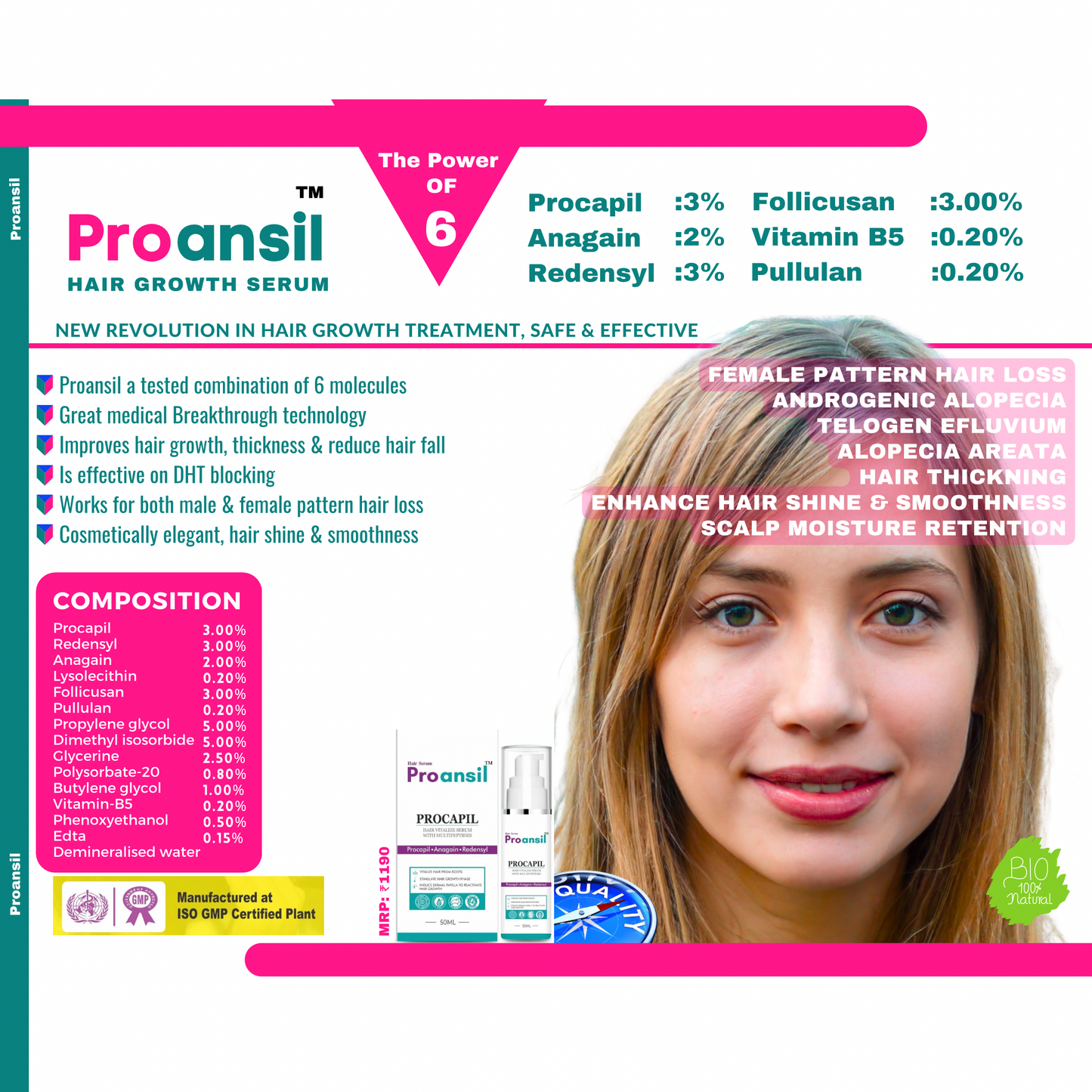 Proansil™ ( X6 Hairgrowth Serum )