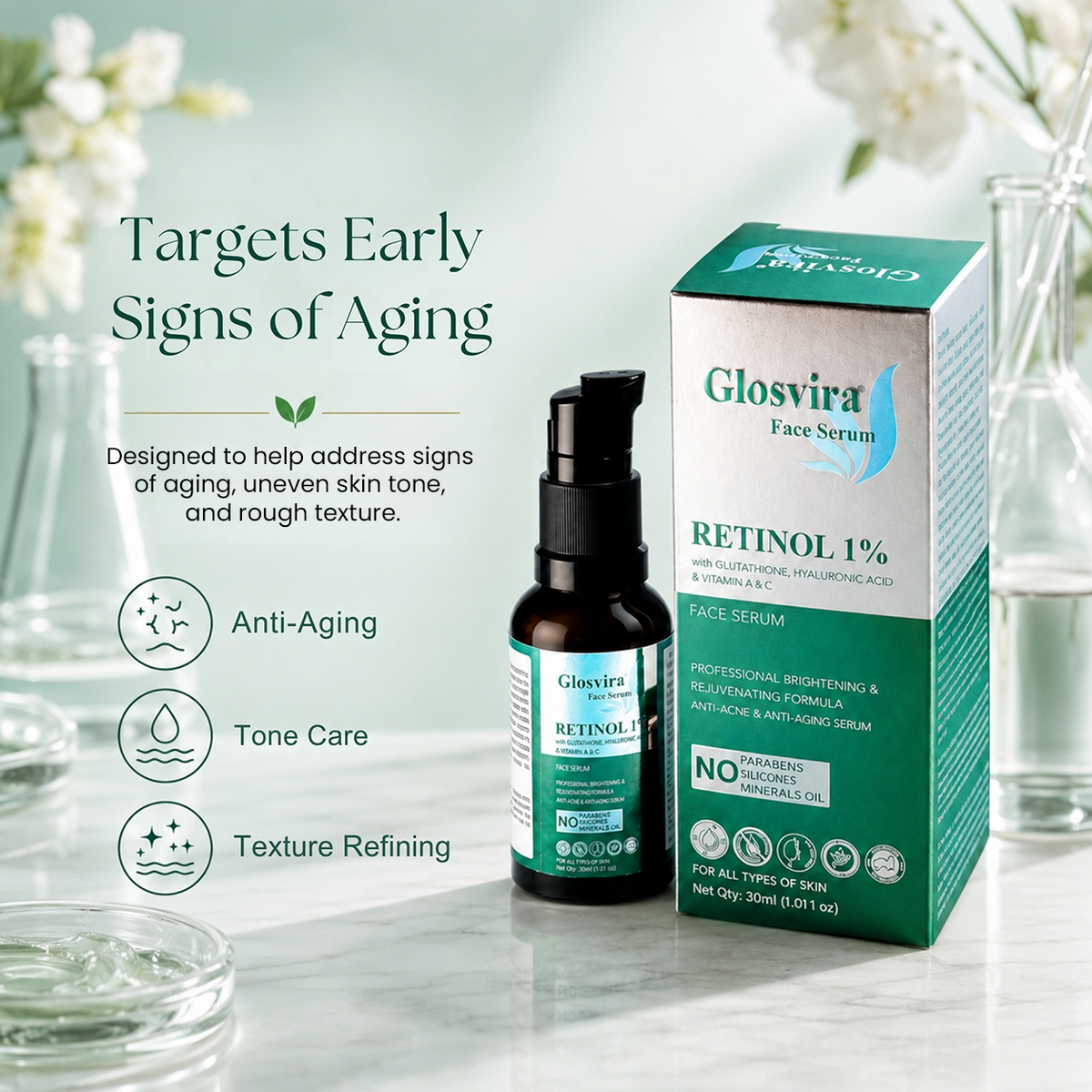 Glosvira face serum