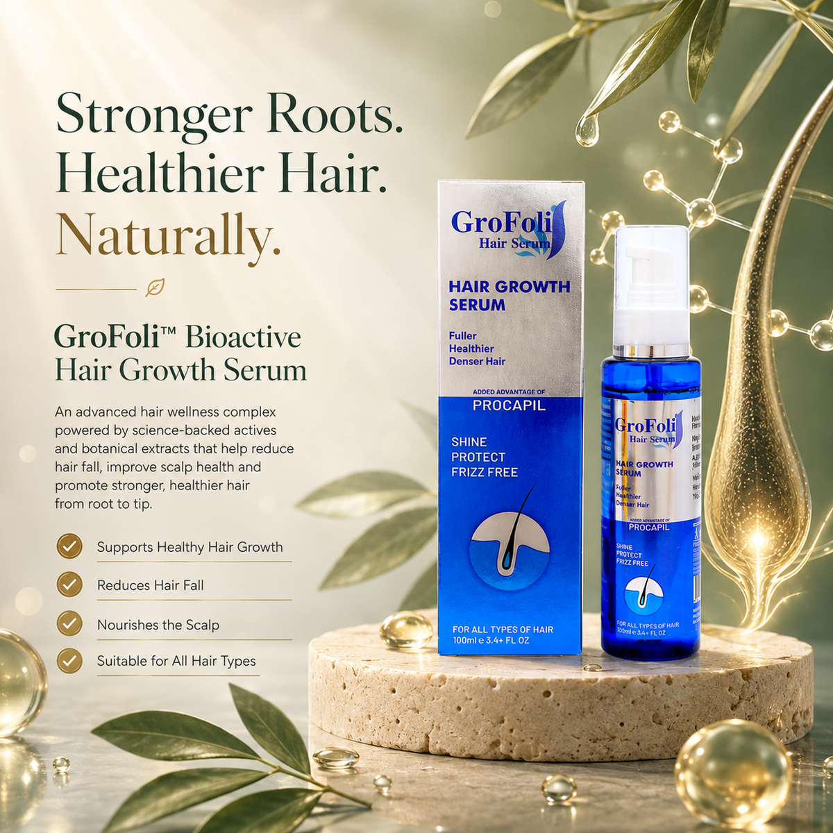GroFoli Bioactive Hairgrowth Serum
