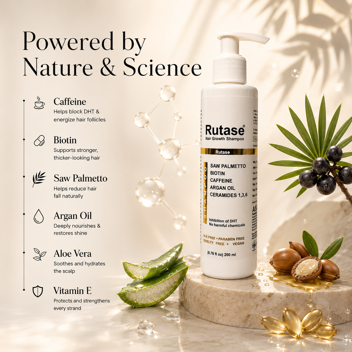 Rutase Hairgrowth Shampoo