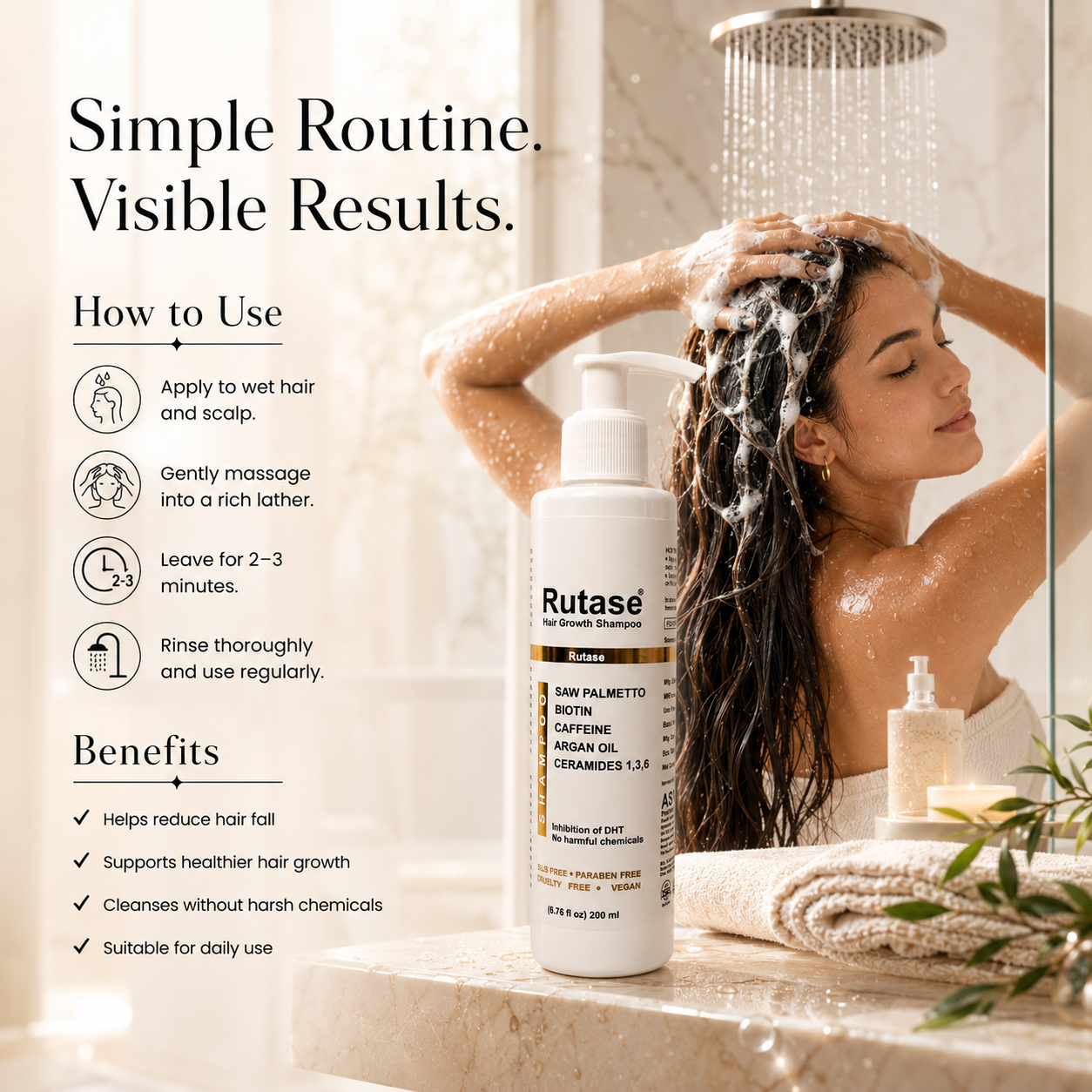 Rutase Hairgrowth Shampoo